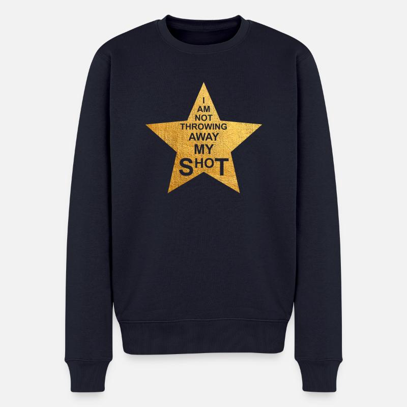 Je ne suis pas jeter mon coup - Pull Premium bio Homme - bleu marine