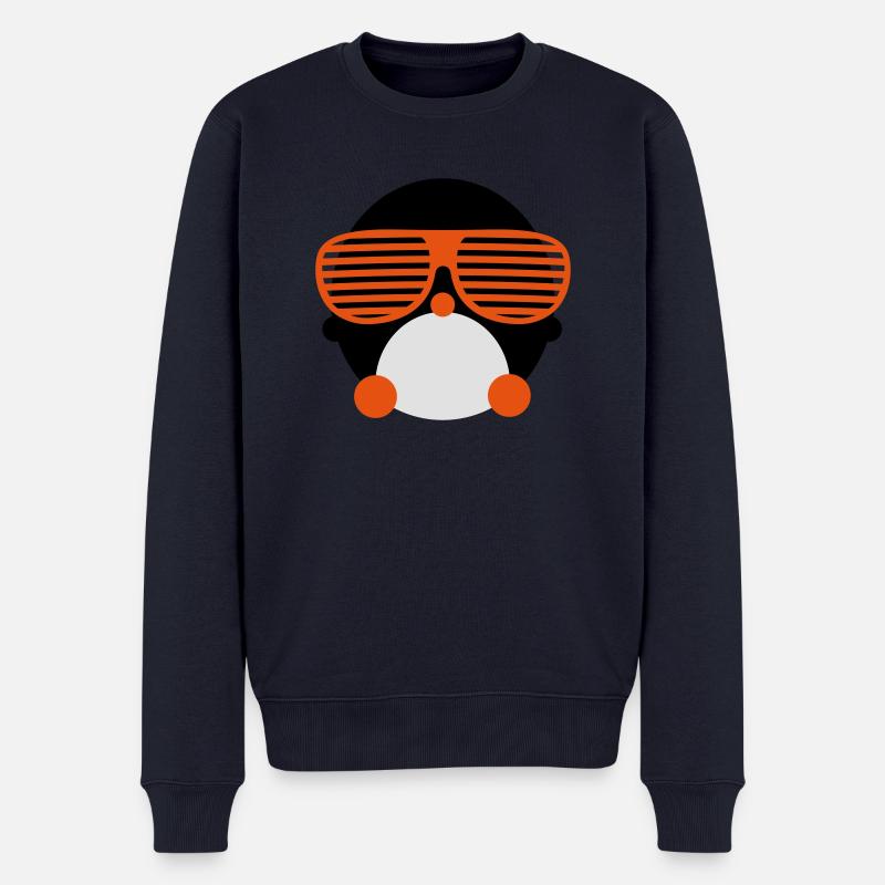 penguin pingouin - Pull Premium bio Homme - bleu marine
