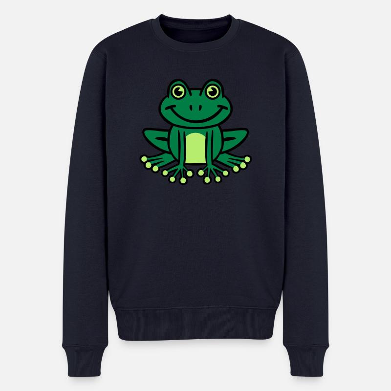 Grenouille - Pull Premium bio Homme - bleu marine