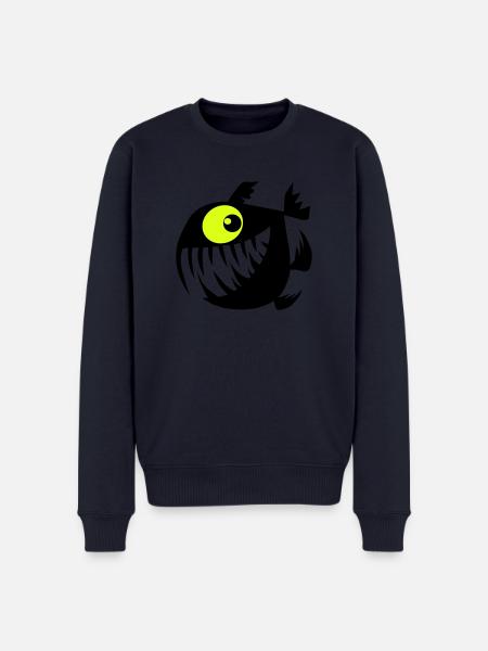 Merry Perry - Men's Premium Organic Jumper - navy
