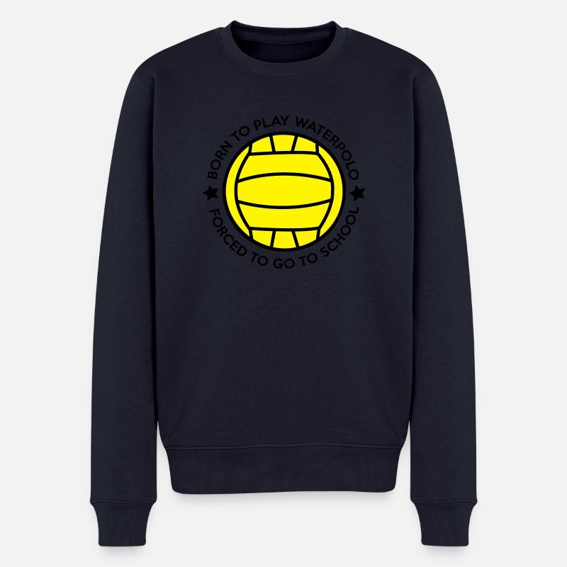 water polo - Männer Premium Bio Pullover - Navy