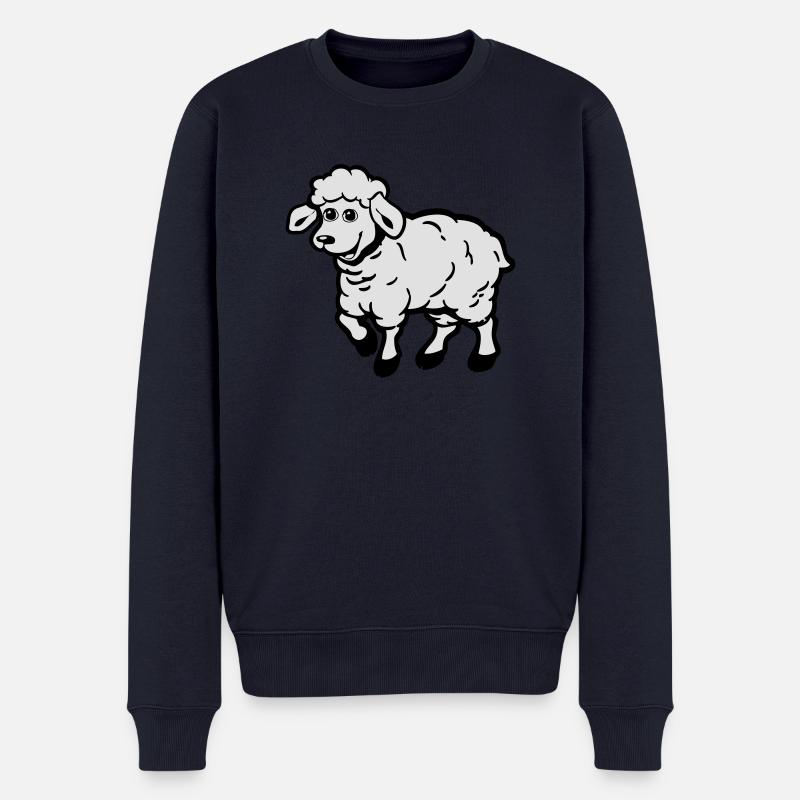 Moutons mignons - Pull Premium bio Homme - bleu marine