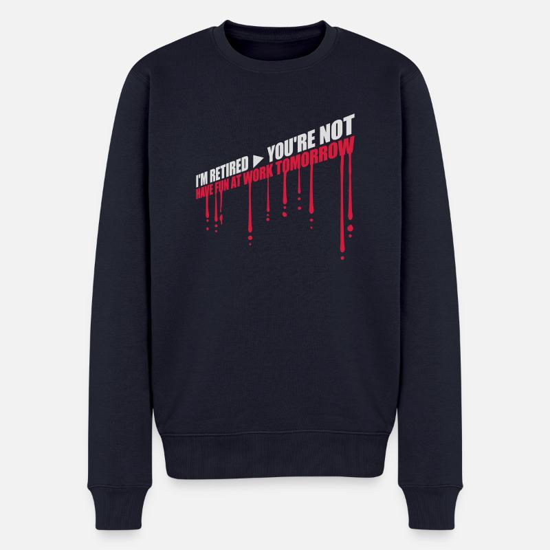 have fun at work - Männer Premium Bio Pullover - Navy