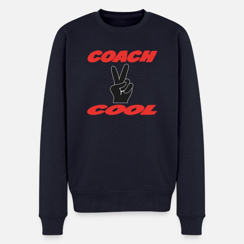 COACH COOL - Pull Premium bio Homme - bleu marine