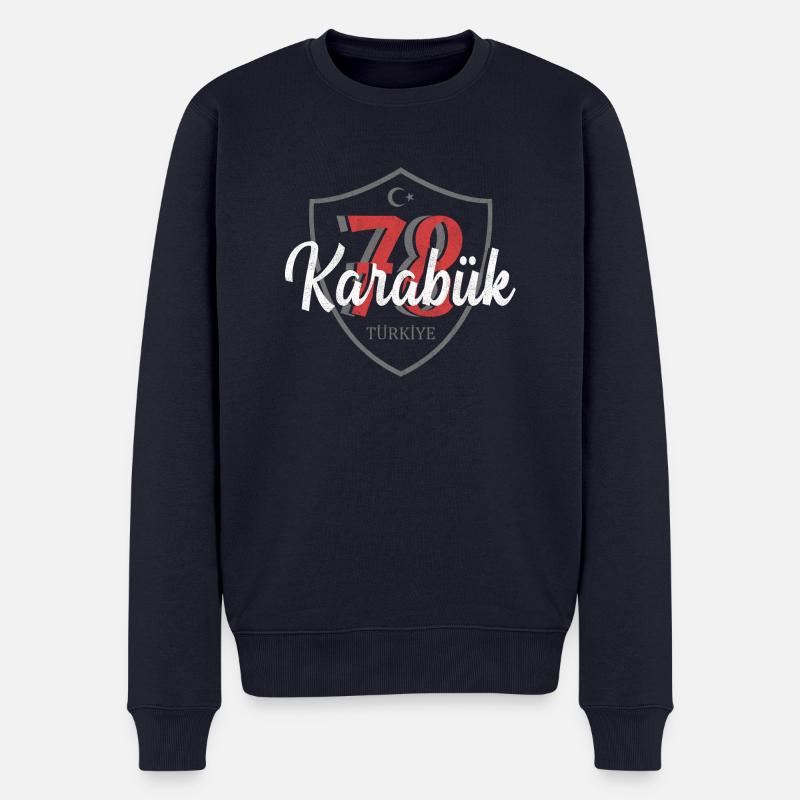 Karabük 78 - Männer Premium Bio Pullover - Navy
