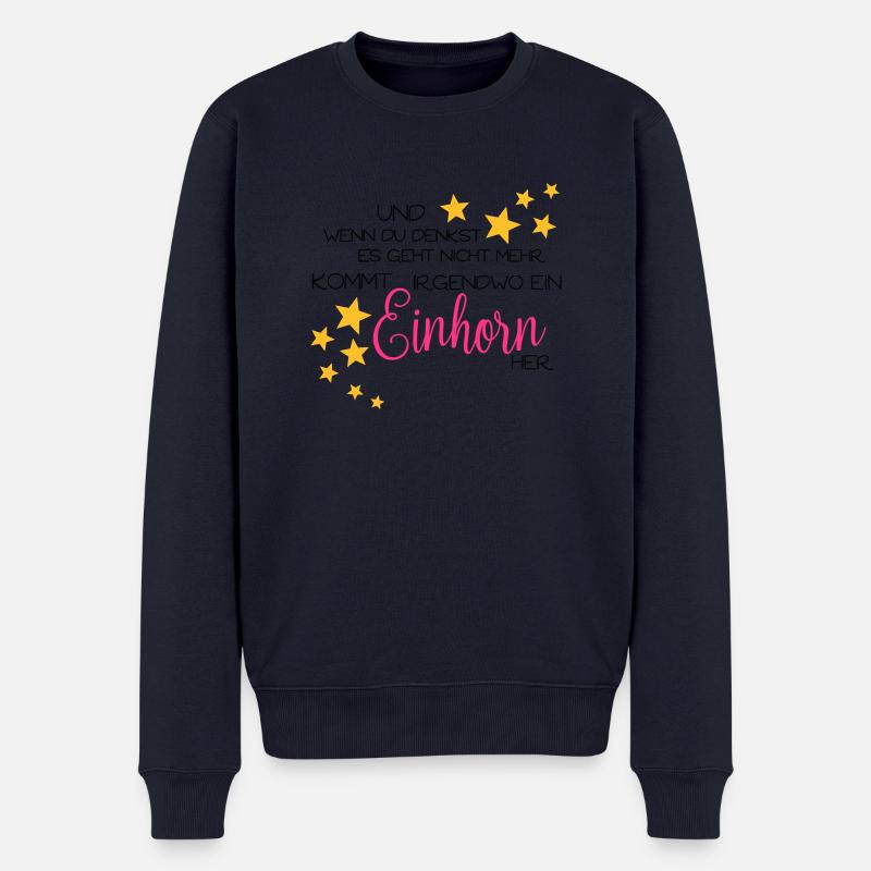Und wenn du denkst es geht nicht mehr... - Männer Premium Bio Pullover - Navy
