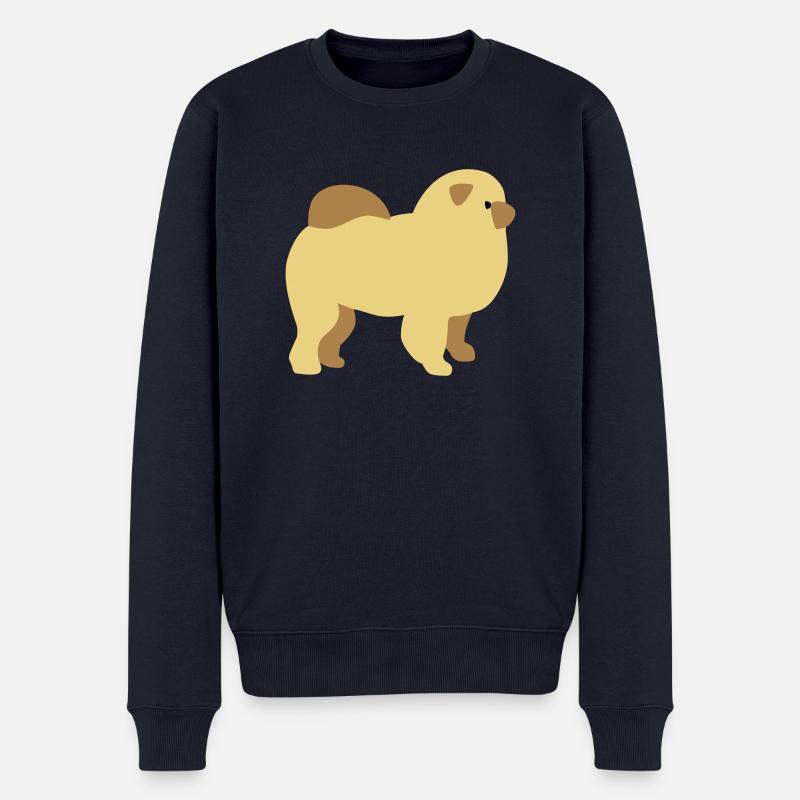 Chow-Chow - Pull Premium bio Homme - bleu marine