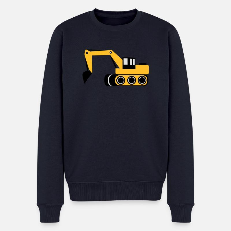 Bagger - Männer Premium Bio Pullover - Navy