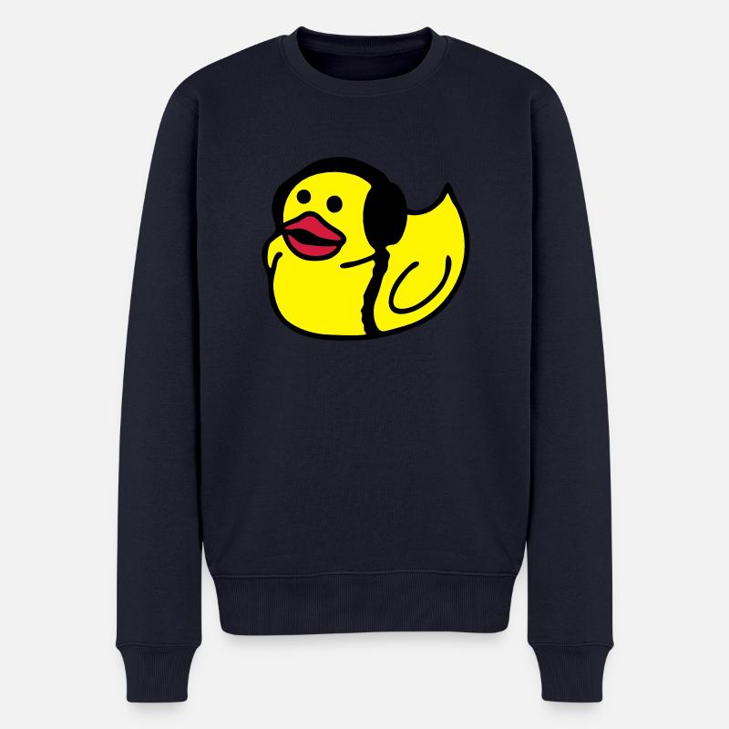 ente - Männer Premium Bio Pullover - Navy