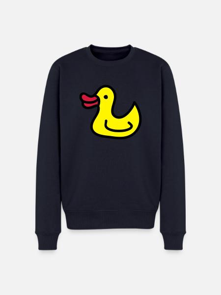 Entchen - Ente 3 - Männer Premium Bio Pullover - Navy