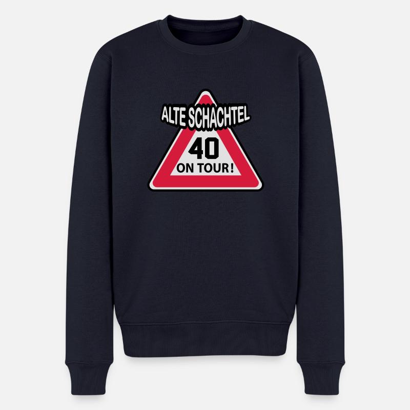 40 - Pull Premium bio Homme - bleu marine
