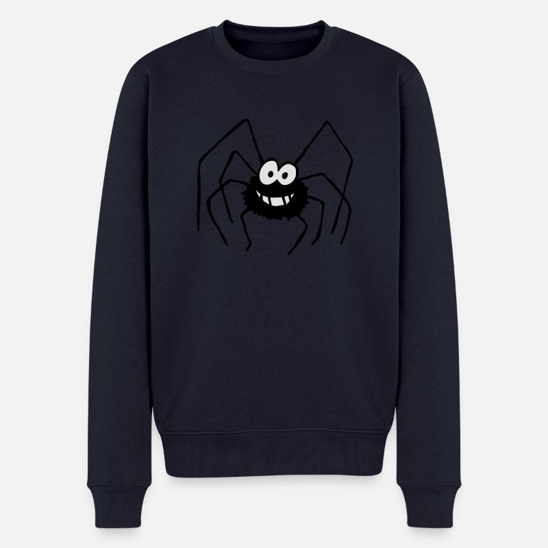 Araignée - Pull Premium bio Homme - bleu marine