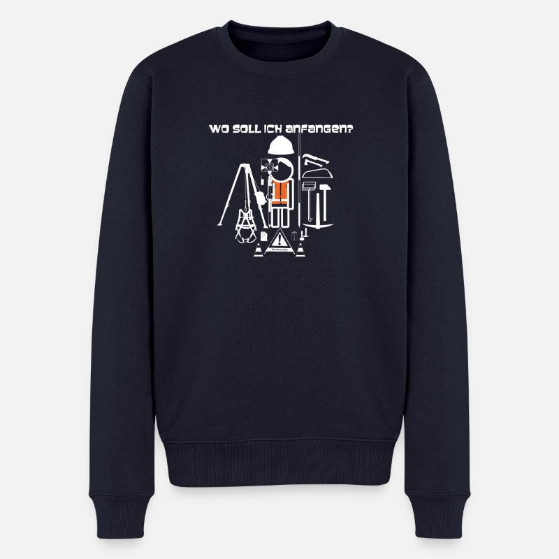 Arpenteur polyvalent - Pull Premium bio Homme - bleu marine