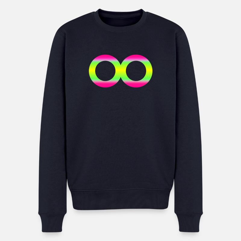 Infini Huit 1 - Pull Premium bio Homme - bleu marine