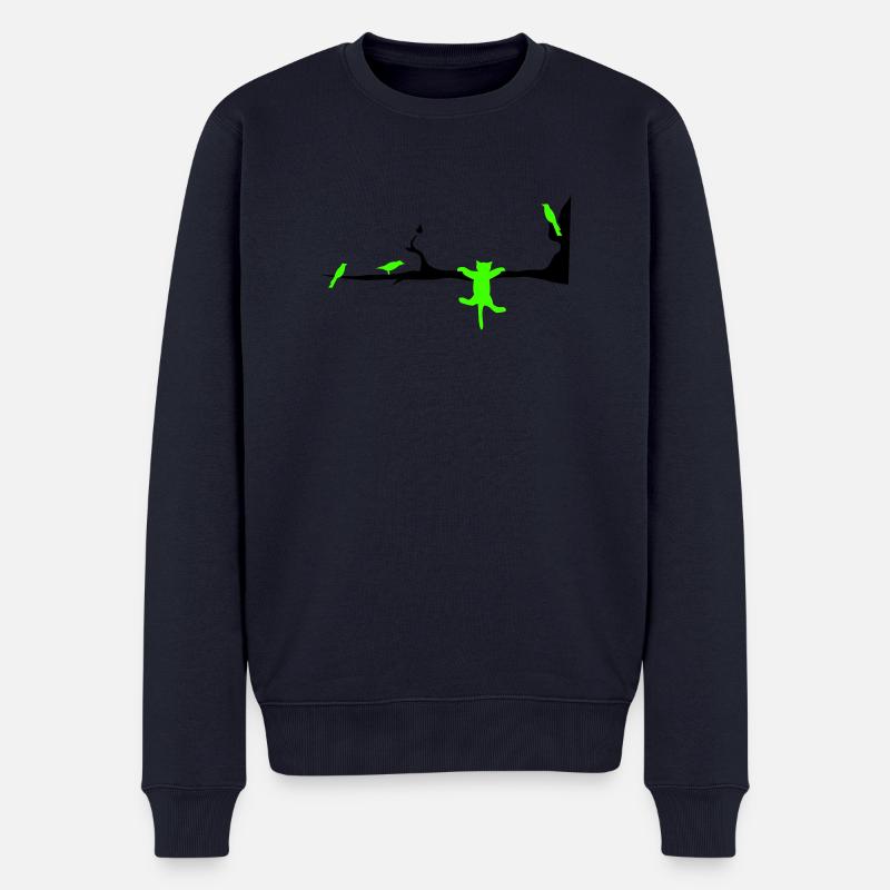 catvogel - Pull Premium bio Homme - bleu marine