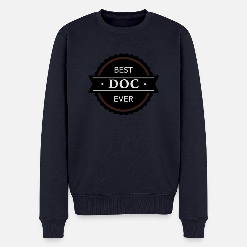 Best Doc ever - Männer Premium Bio Pullover - Navy