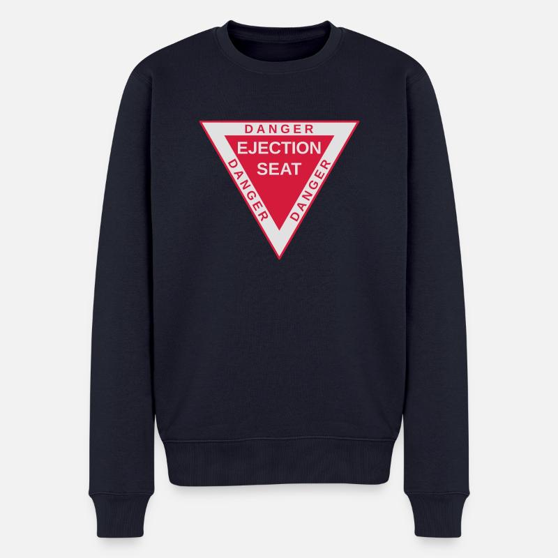 Danger ejection - Pull Premium bio Homme - bleu marine
