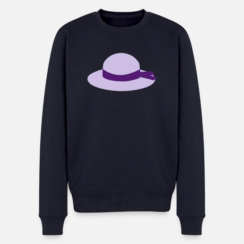 hut - Männer Premium Bio Pullover - Navy