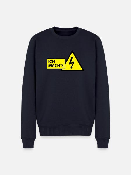 Elektriker - Männer Premium Bio Pullover - Navy