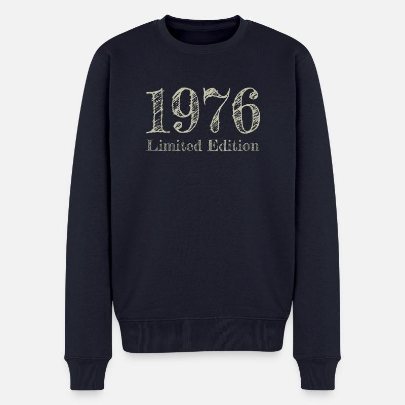 1976 - Männer Premium Bio Pullover - Navy