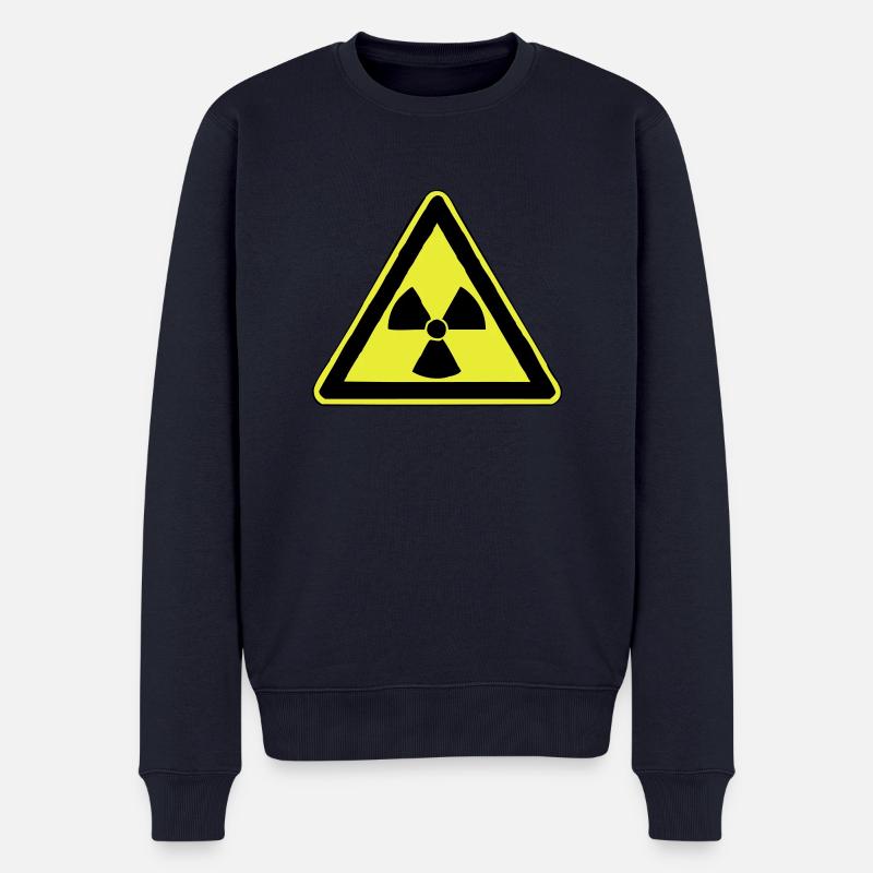 radioaktiv - Männer Premium Bio Pullover - Navy