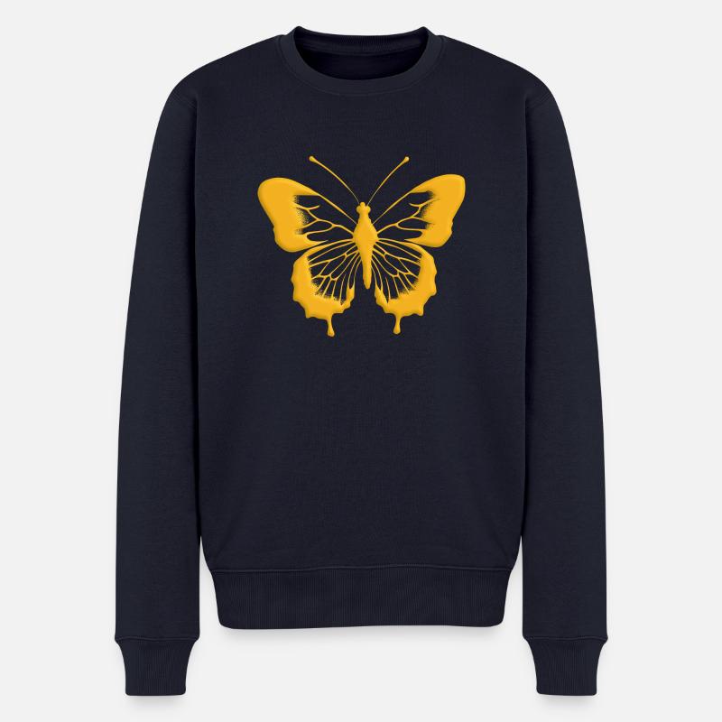 Papillon - Pull Premium bio Homme - bleu marine