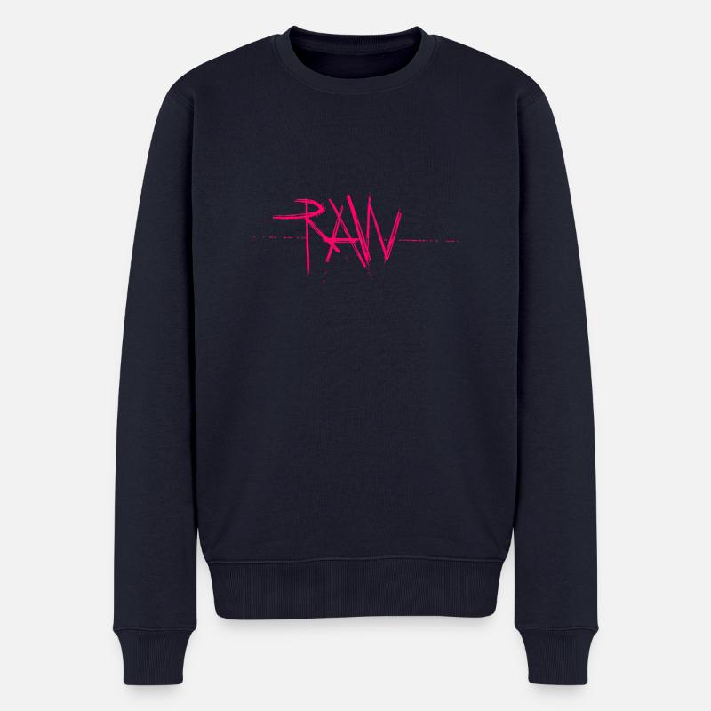 Hardstyle R! - Männer Premium Bio Pullover - Navy