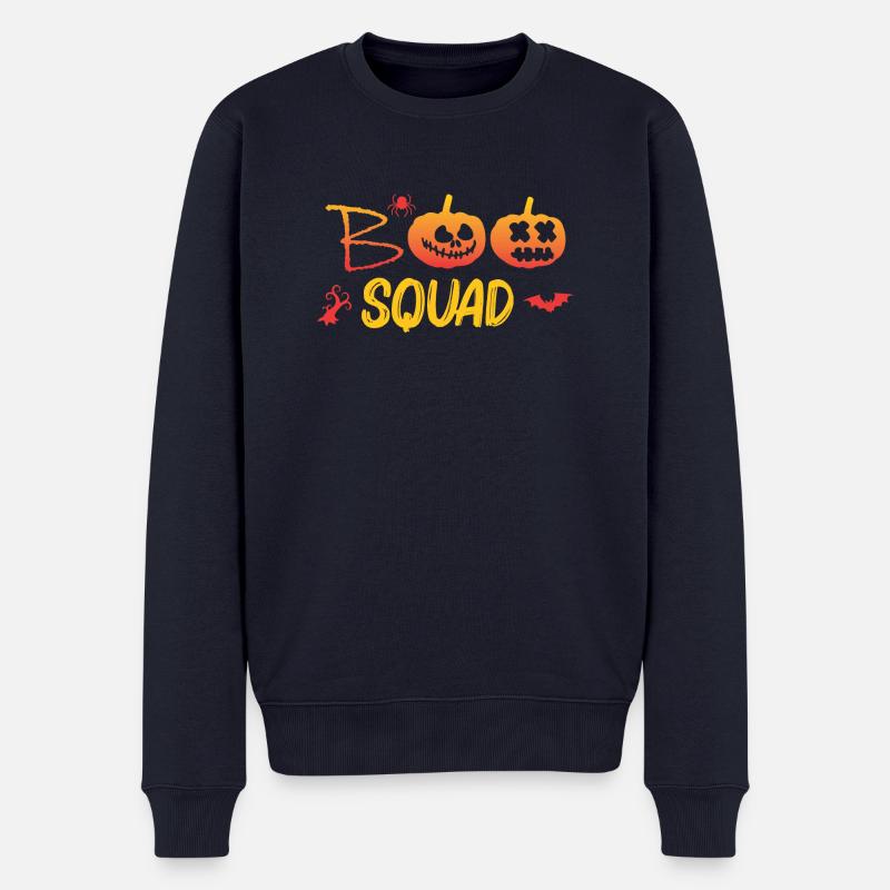 Boo Squad - Männer Premium Bio Pullover - Navy