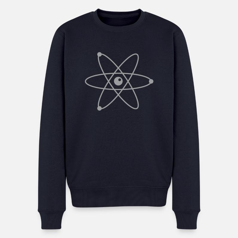 Atom - Männer Premium Bio Pullover - Navy