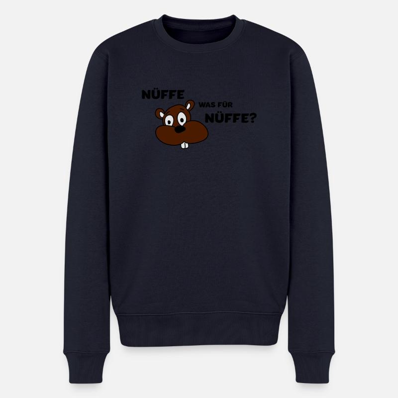 Nüffe was für Nüffe? - Männer Premium Bio Pullover - Navy