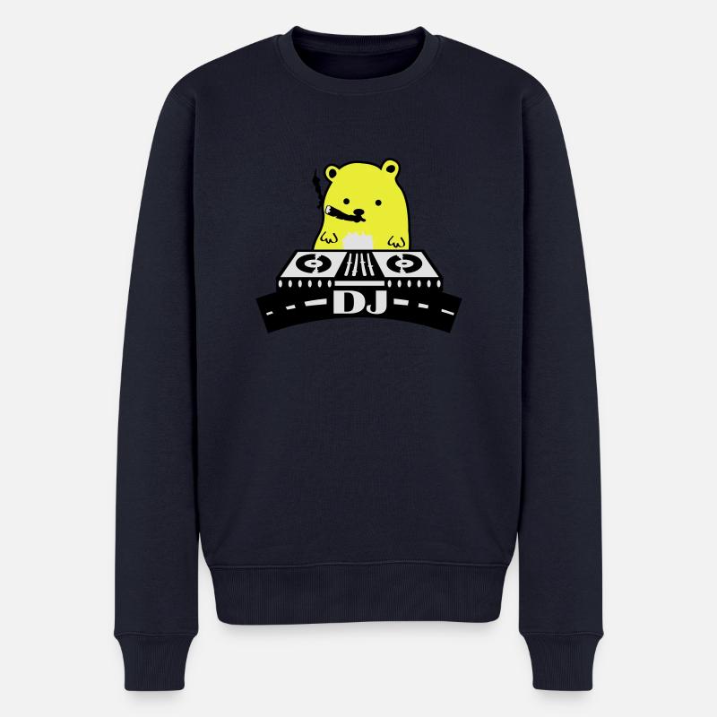 hamster_dj - Pull Premium bio Homme - bleu marine