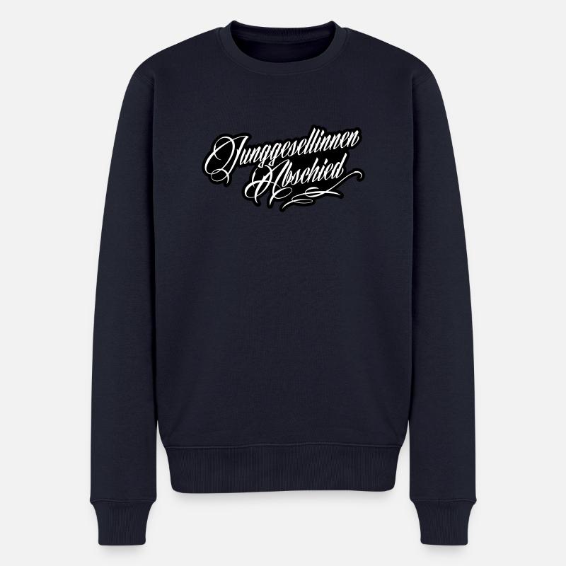 Junggesellinnenabschied - Männer Premium Bio Pullover - Navy