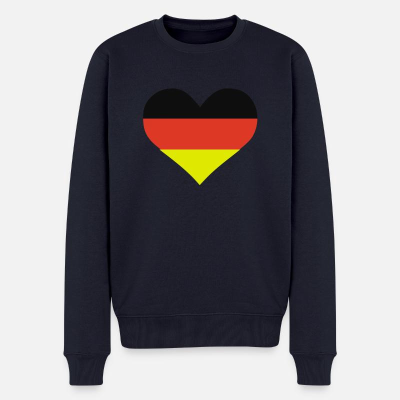 Allemagne - Pull Premium bio Homme - bleu marine