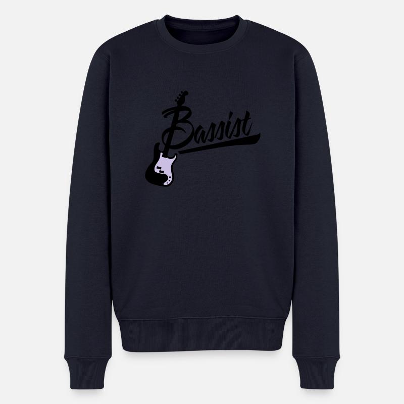 bassist - Pull Premium bio Homme - bleu marine
