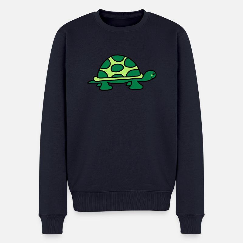 turtle - Pull Premium bio Homme - bleu marine