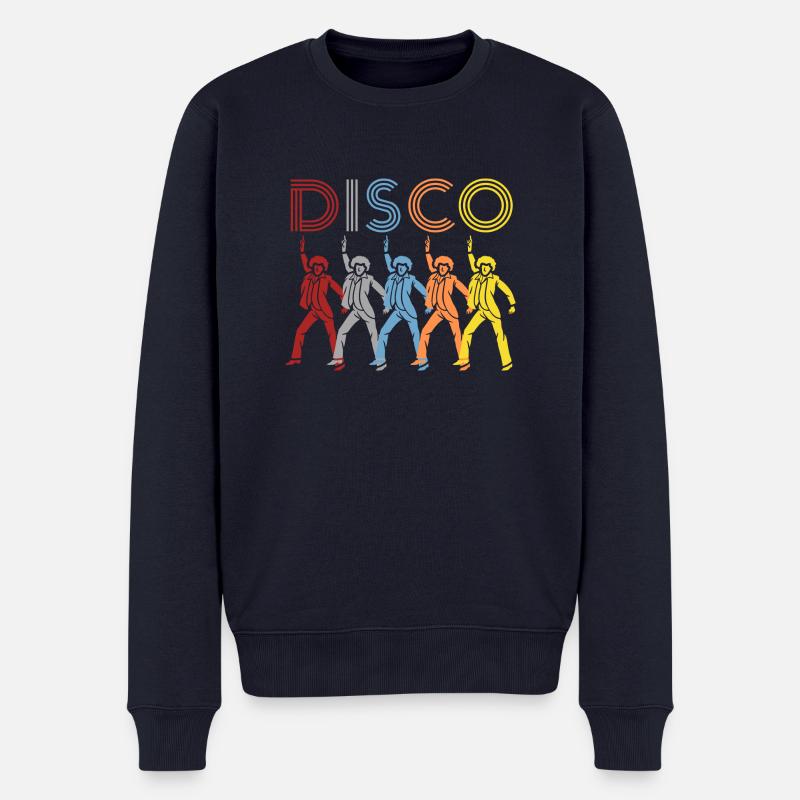 Discothèque - Pull Premium bio Homme - bleu marine