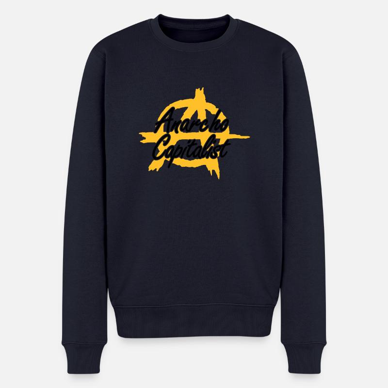 (Anarcho-) Capitalism 2 - Männer Premium Bio Pullover - Navy