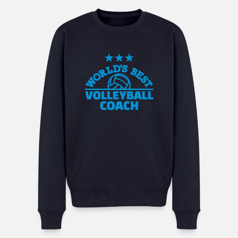 Volleyball coach - Pull Premium bio Homme - bleu marine