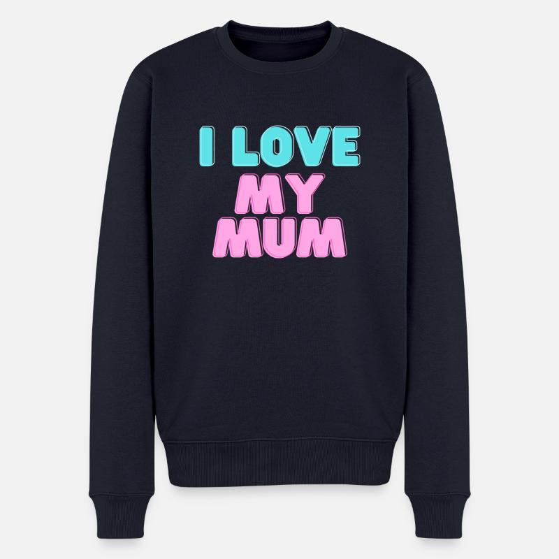 J’aime ma mère - Pull Premium bio Homme - bleu marine