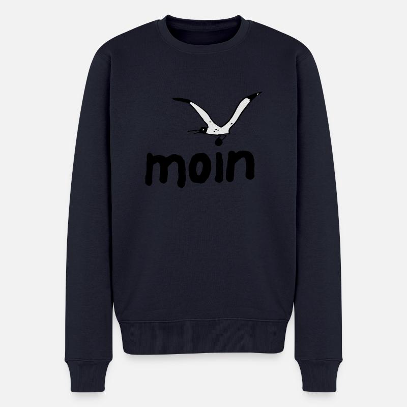 MOIN - Männer Premium Bio Pullover - Navy