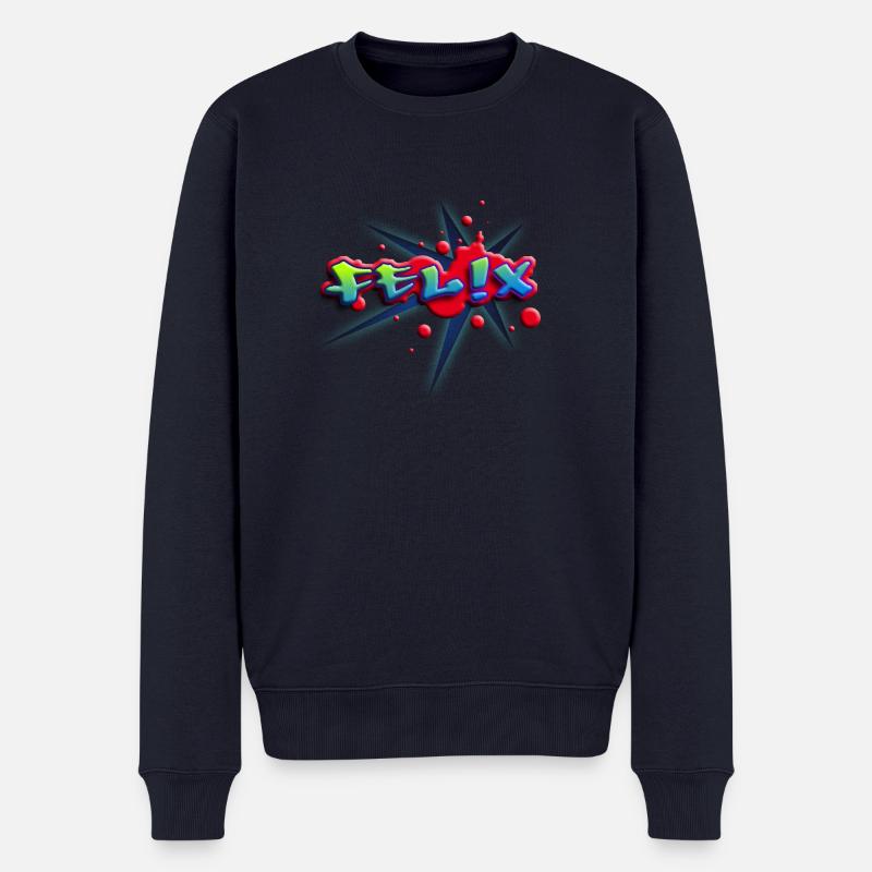 felix_c_012014 - Männer Premium Bio Pullover - Navy