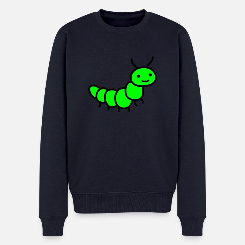 Raupe - Männer Premium Bio Pullover - Navy