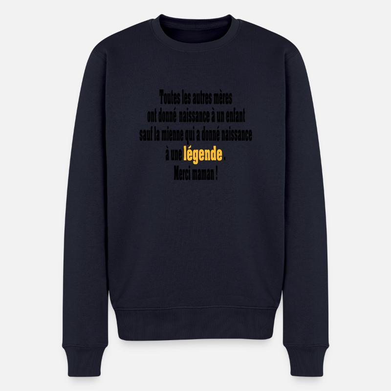 naissance d'une légende - Pull Premium bio Homme - bleu marine