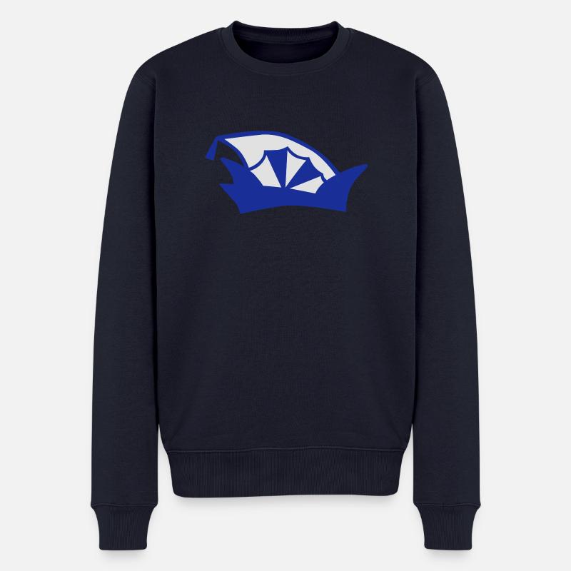 Karneval - Männer Premium Bio Pullover - Navy
