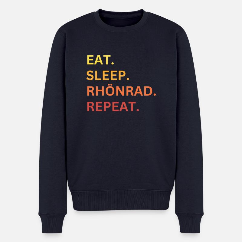 Rhönrad - Männer Premium Bio Pullover - Navy