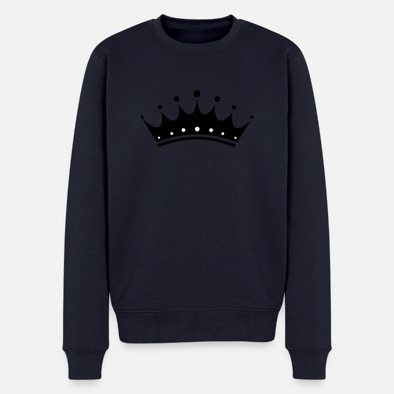 Krone - Männer Premium Bio Pullover - Navy