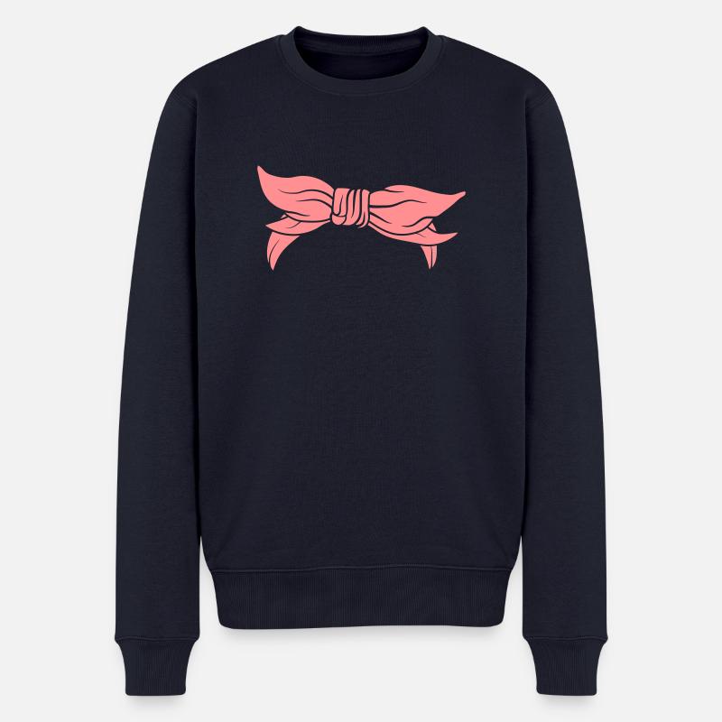 Weibliche Kopfbedeckung Kopftuch Bandana - Männer Premium Bio Pullover - Navy
