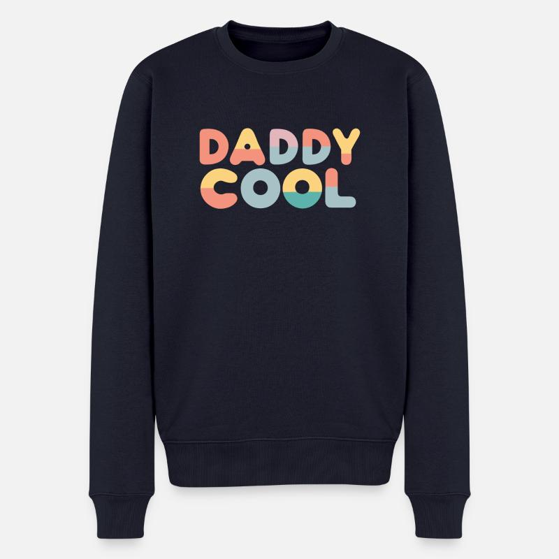 Daddy cool - Pull Premium bio Homme - bleu marine