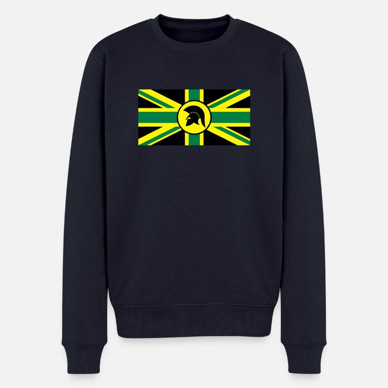 Skinhead Reggae UK - Männer Premium Bio Pullover - Navy
