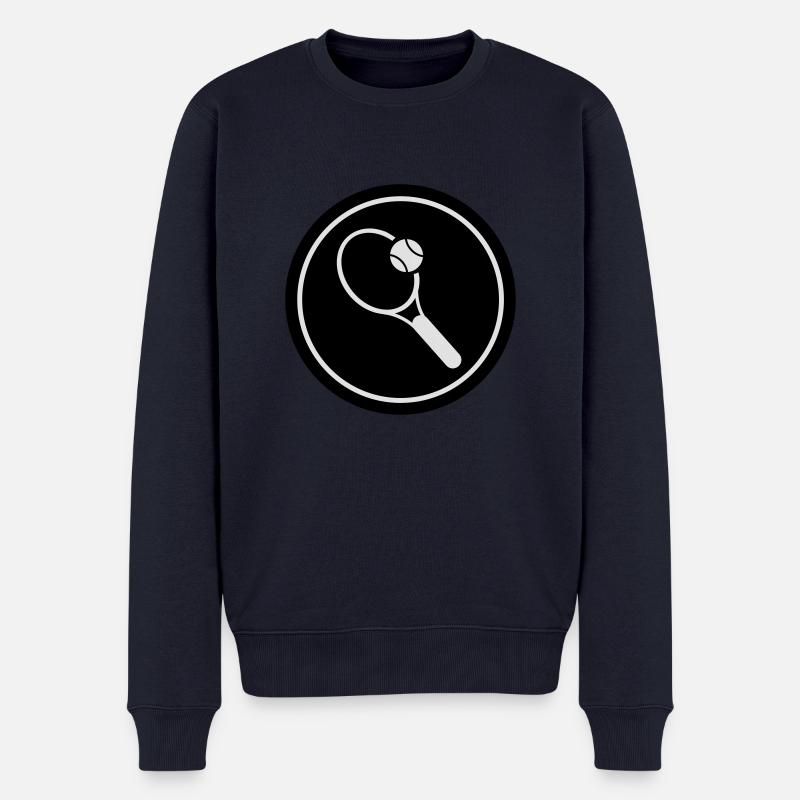 Tennis - Männer Premium Bio Pullover - Navy